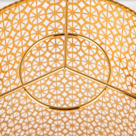 金属垃圾桶简约时尚北欧创意垃圾桶家用办公室废纸篓铁艺镂桶定制