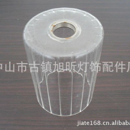 The glass vase